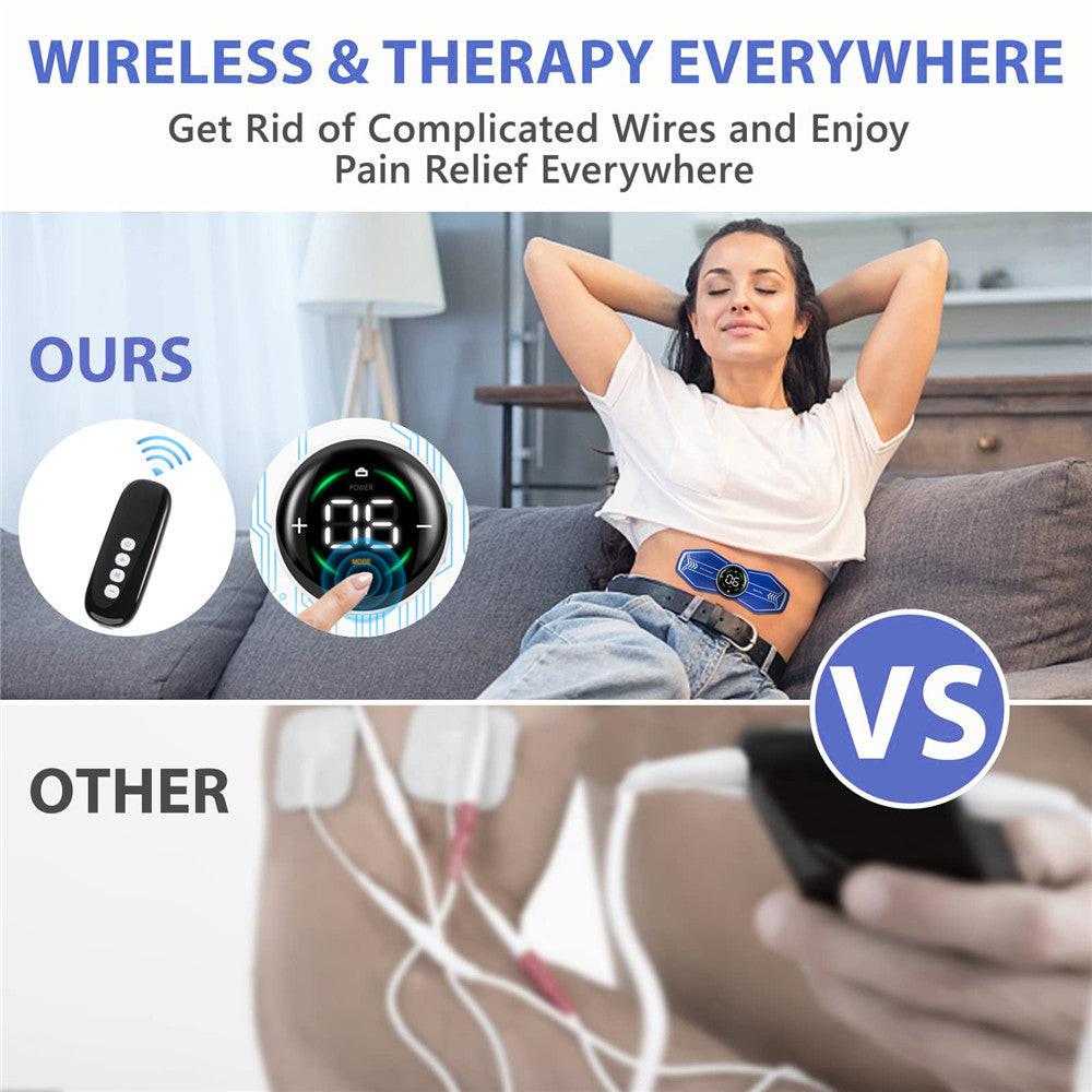 Smart EMS Pulse Massager – Remote Control, Touchscreen, Multi-Mode for Neck & Shoulder