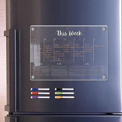 Reusable Fridge Calendar & Weekly Planner