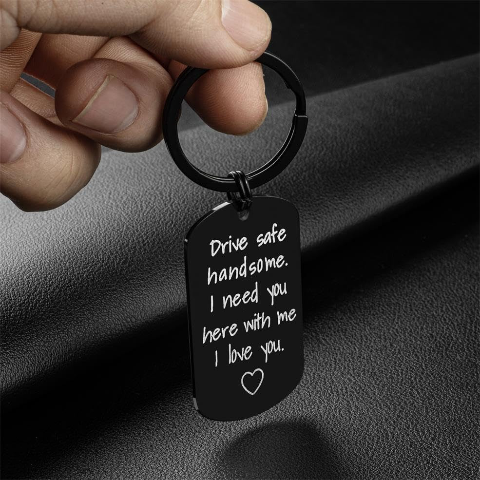 Drive Safe Keychain Gift