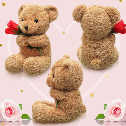 Huggable Bear with Flower