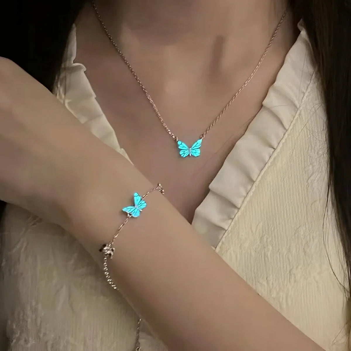 Luminous Blue Butterfly 4-in-1 Bundle