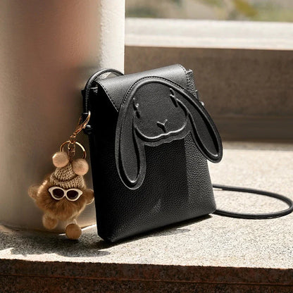 Bunny Leather Crossbody Bag